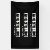 Introvert Memes - Sarcastische Humor Jokes - Funny Spandoek (Verticaal)