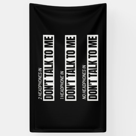 Introvert Memes - Sarcastische Humor Jokes - Funny Spandoek (Verticaal)