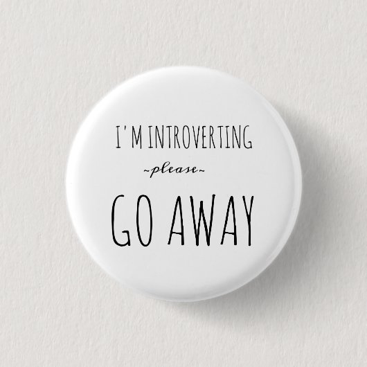 Introvert Mini Button (Voorkant)