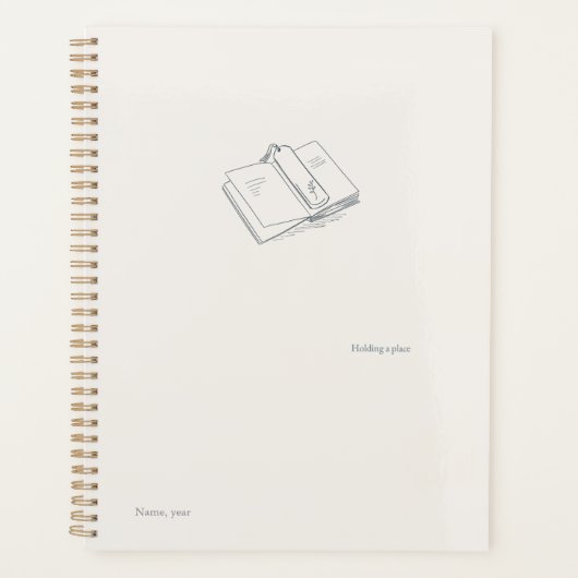 Introvert Minimalist Black and White Art Planner (Voorkant)