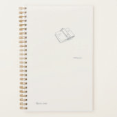 Introvert Minimalist Black and White Small Planner (Voorkant)