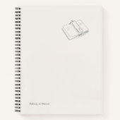 Introvert Minimalist Line Art Literary Gift Notitieboek (Voorkant)