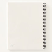 Introvert Minimalist Line Art Literary Gift Notitieboek (Achterkant)