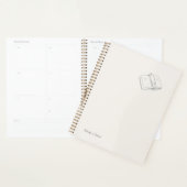 Introvert Minimalist Line Art Literary Gift Planner (Display)