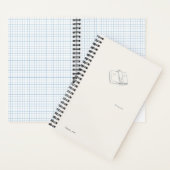 Introvert Minimalist Literary Gift Notebook Notitieboek (Binnen)