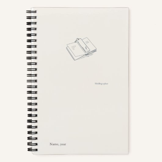 Introvert Minimalist Literary Gift Notebook Notitieboek (Voorkant)