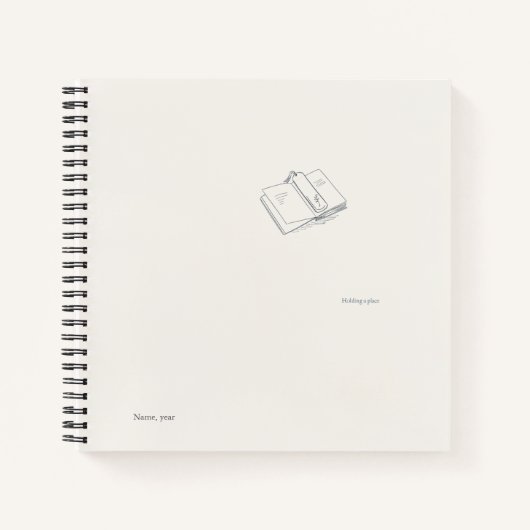 Introvert Minimalist Literary Gift Notebook Notitieboek (Voorkant)