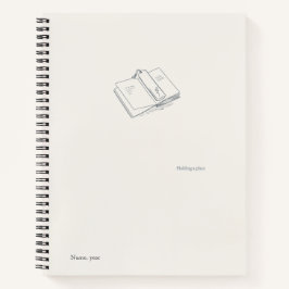 Introvert Minimalist Literary Gift Notebook Notitieboek