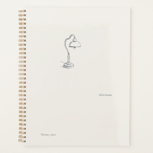 Introvert Minimalist Quiet Solitude Planner (Voorkant)