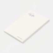 Introvert Minimalistische Lijnkunst Post-it® Notes (Schuin)