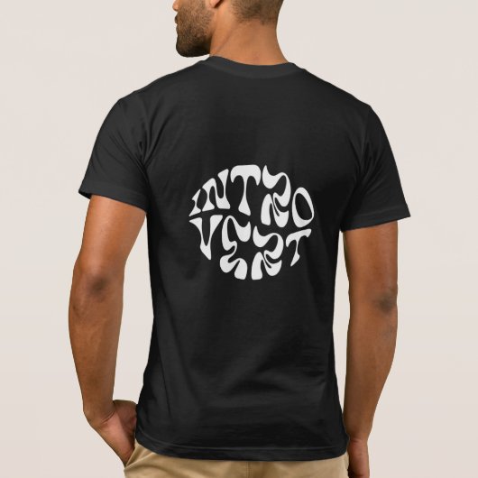 "Introvert Mode: Do Not Disturb" Tee T-shirt (Achterkant)