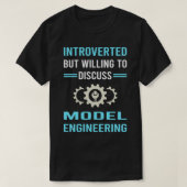 Introvert Model Engineering Engineer T-shirt (Design voorkant)