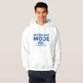 Introvert Modus Aan Hoodie (Voorkant volledig)