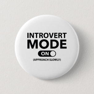 Introvert-modus ingeschakeld ronde button 5,7 cm