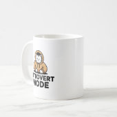 Introvert Modus Kat Koffiemok – Minimalistische Mo (Voorkant links)