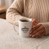 Introvert mok voor koffieliefhebbers