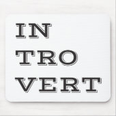 Introvert Mousepad Muismat (Voorkant)