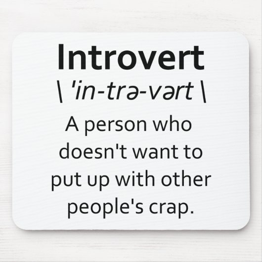 Introvert Muismat (Voorkant)