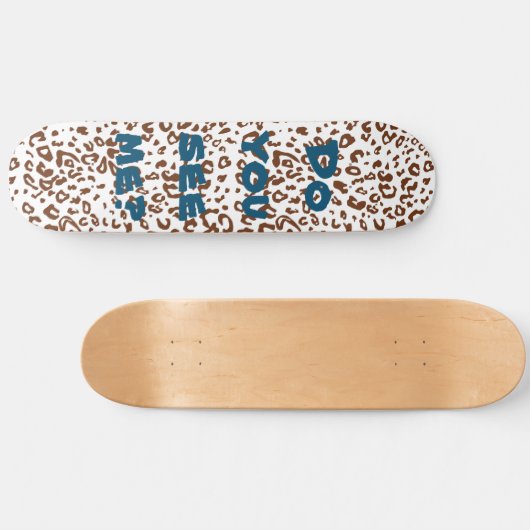 Introvert op Panthera Fur Persoonlijk Skateboard (Horizontaal)