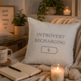 Introvert Opladen | Sociale Batterij Opladen Kussen