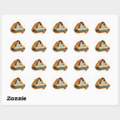 Introvert Overlevingsmodus Kat Deken Fort Sticker (Vel)