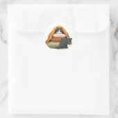Introvert Overlevingsmodus Kat Sticker - Sorry I'm (Tas)