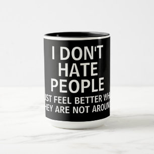 Introvert People Funny Gezegde Mok