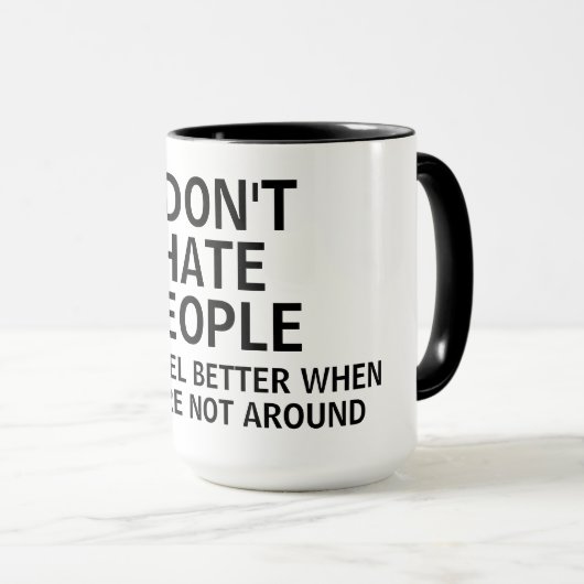 Introvert People Grapny Quote Mok (Voorkant rechts)