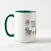 Introvert Plant Lover Mok - Grappig cadeau voor Pl (Links)