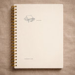 Introvert Quiet Solitude Gift Planner<br><div class="desc">A collection of minimalist line art stationery and journals designed for the introvert who values boundaries, solitude, and intentional presence. The motif — a stack of books acts as a signal rather than decoration. These designs reject performative socializing in favor of the private sanctuary. Printed in a restrained cream palette...</div>