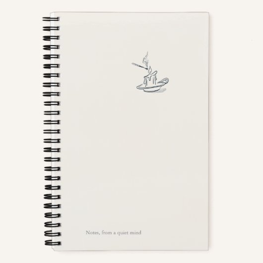 Introvert Quiet Solitude Giftable Notebook Notitieboek (Voorkant)