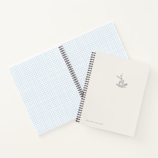 Introvert Quiet Solitude Giftable Notebook Notitieboek (Binnen)
