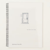 Introvert Quiet Solitude Minimal Line Art Planner (Voorkant)