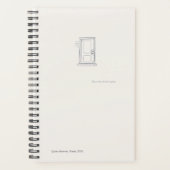 Introvert Quiet Solitude Minimal Line Art Planner (Voorkant)