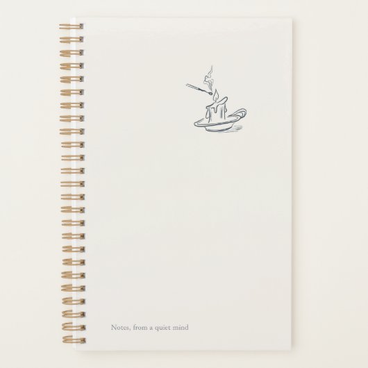 Introvert Quiet Solitude Minimalist Planner (Voorkant)