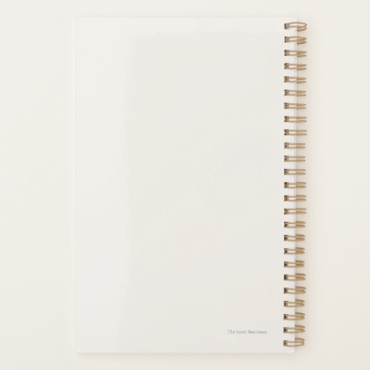 Introvert Quiet Solitude Minimalist Planner (Achterkant)