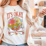 Introvert Retro Flowers Funny Script Typografie Tri-Blend Shirt<br><div class="desc">Introvert Retro Flowers Funny Script Typography Women's T-Shirt kenmerkt de tekst "Het is oké om introvert te zijn" in een moderne scripttypografie geaccentueerde bloemen,  vlinders en zonnestralen. Perfect als cadeau voor moeder,  vriendin,  vrouw,  zus,  beste vrienden en nog veel meer voor verjaardag,  Kerstmis,  Moederdag. Ontworpen door Evco Studio www.zazzle.com/store/evcostudio</div>