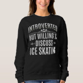 Introvert schaatsen trui (Voorkant)
