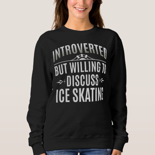 Introvert schaatsen trui (Voorkant)