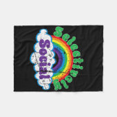 Introvert Selectief bewustzijn voor sociale geeste Fleece Deken (Voorkant (Horizontaal))