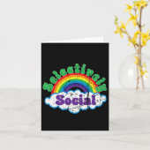 Introvert Selectief bewustzijn voor sociale geeste Kaart (Gele Bloem)