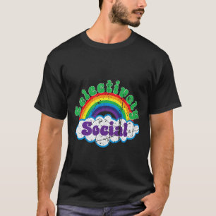 Introvert Selectief bewustzijn voor sociale geeste T-shirt