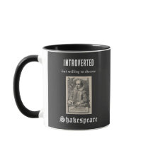 Introvert Shakespeare Literatuur Thema Funny Mug