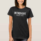 Introvert sinds 1950 Grappige Loner Introvert opa T-shirt (Voorkant)