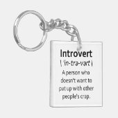Introvert Sleutelhanger (Voorkant Links)