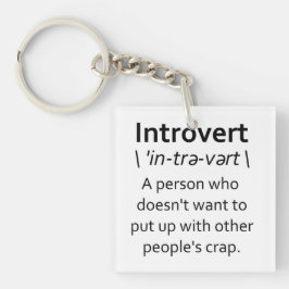 Introvert Sleutelhanger