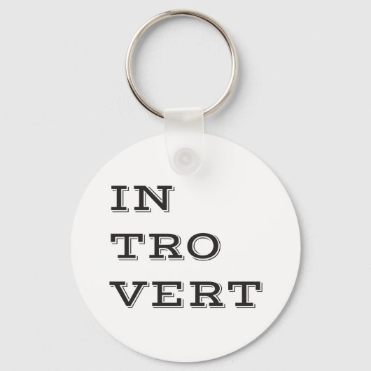 Introvert Sleutelhanger (Voorkant)