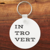 Introvert Sleutelhanger (Voorkant)