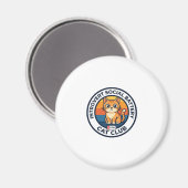Introvert Sociale Batterij Kat Cute Kitty Ontwerp Magneet (Voorkant / Achterkant)