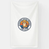 Introvert Sociale Batterij Kat Cute Kitty Ontwerp Spandoek (Verticaal)